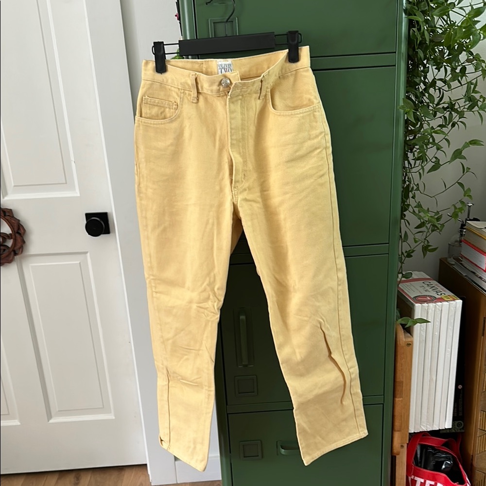 Oliver TWO Yellow Cream Jeans